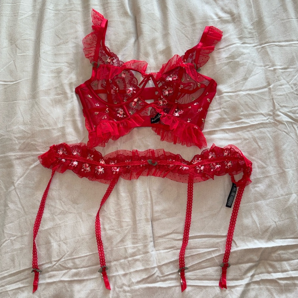 For Love & Lemons boudoir bra top only